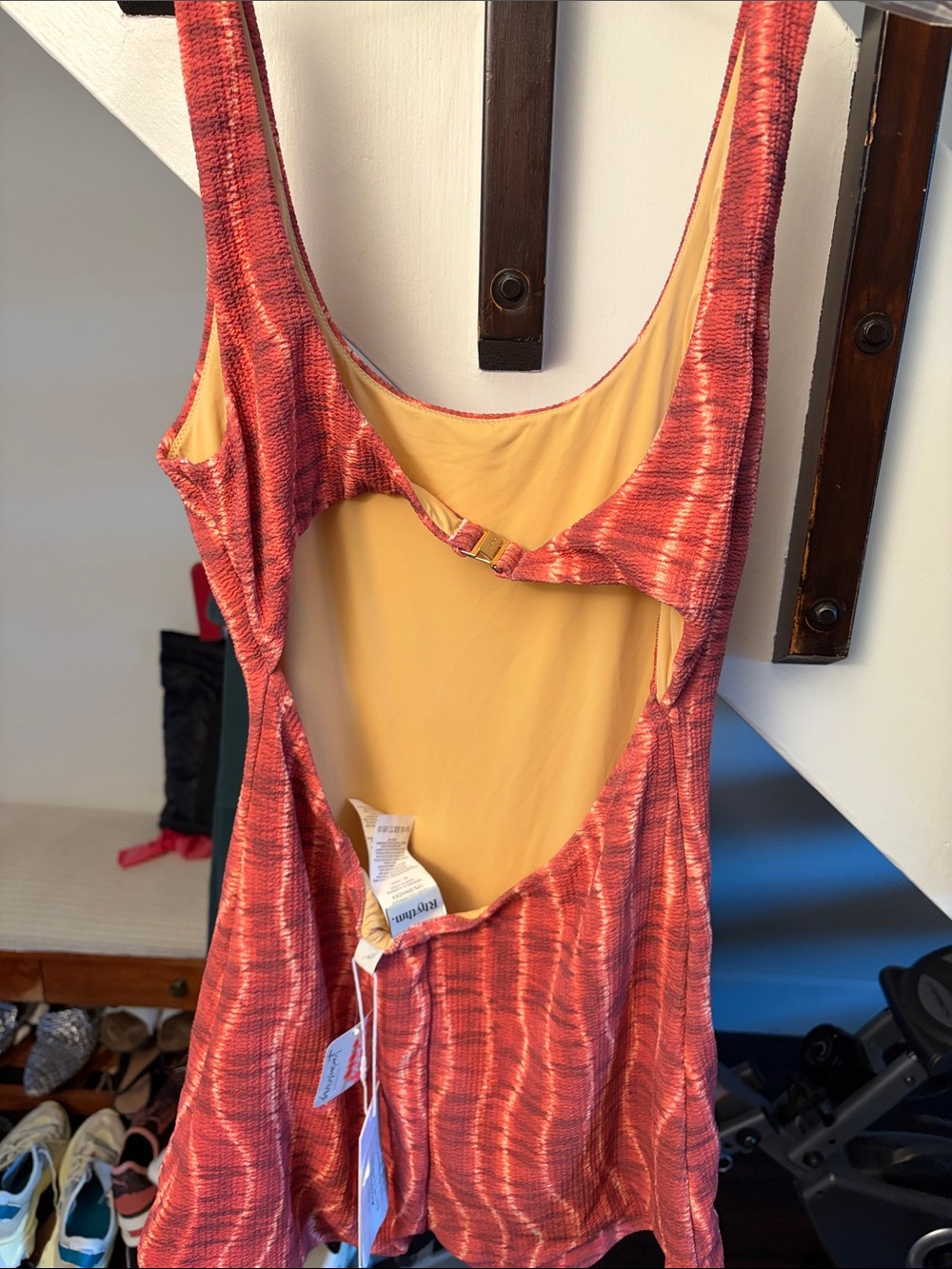 Free people Rhythm Tank Short One-Piece Surf Suit size XL
